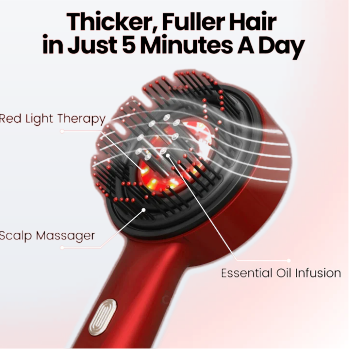Red Light Massaging Brush